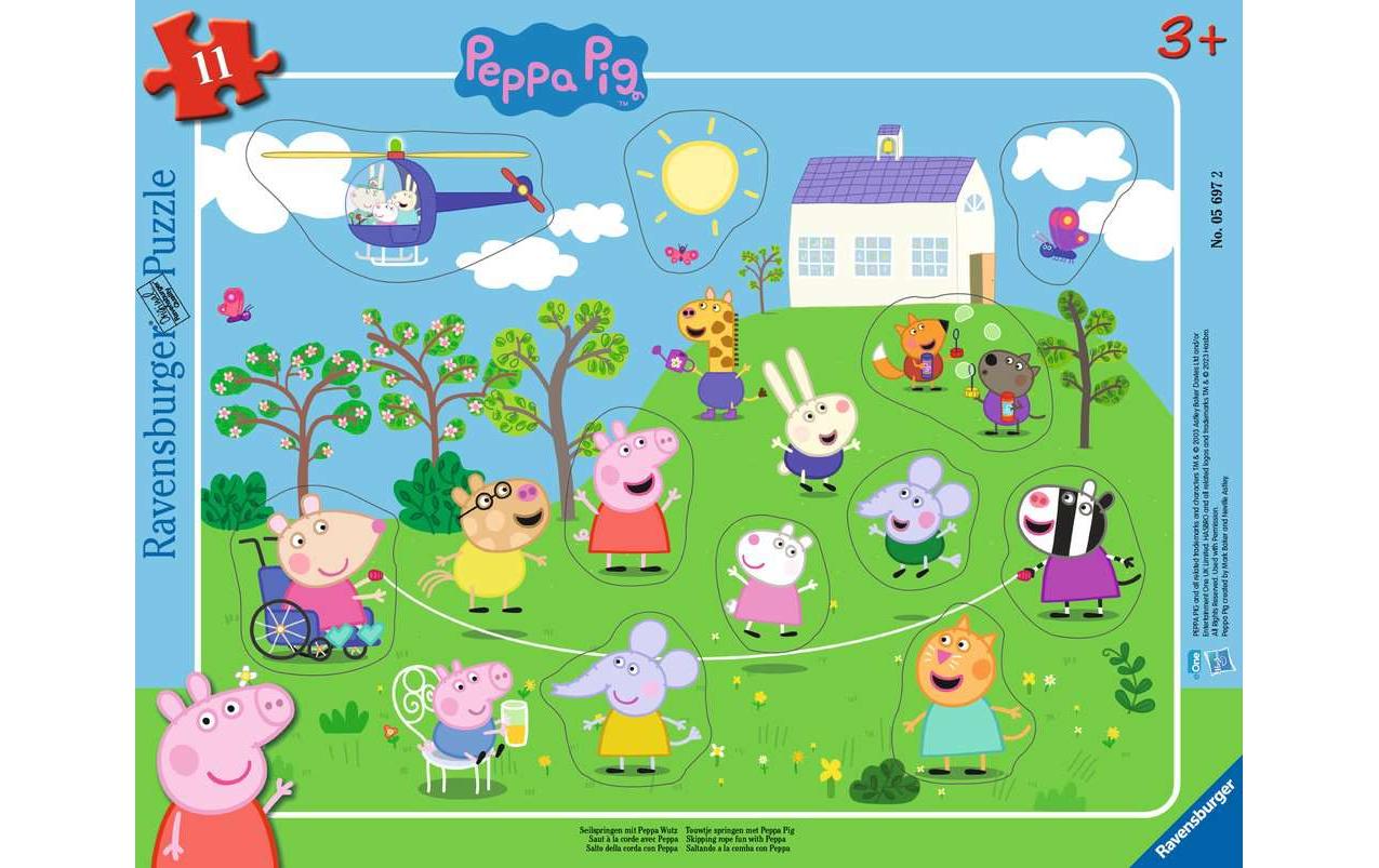 Ravensburger Kleinkinder Puzzle Seilspringen mit Peppa Wutz Ravensburger Kleinkinder Puzzle Seilspringen mit Peppa Wutz