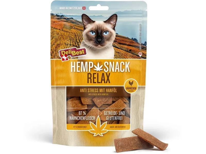 DeliBest Katzen-Snack HempSnack Relax 45 g