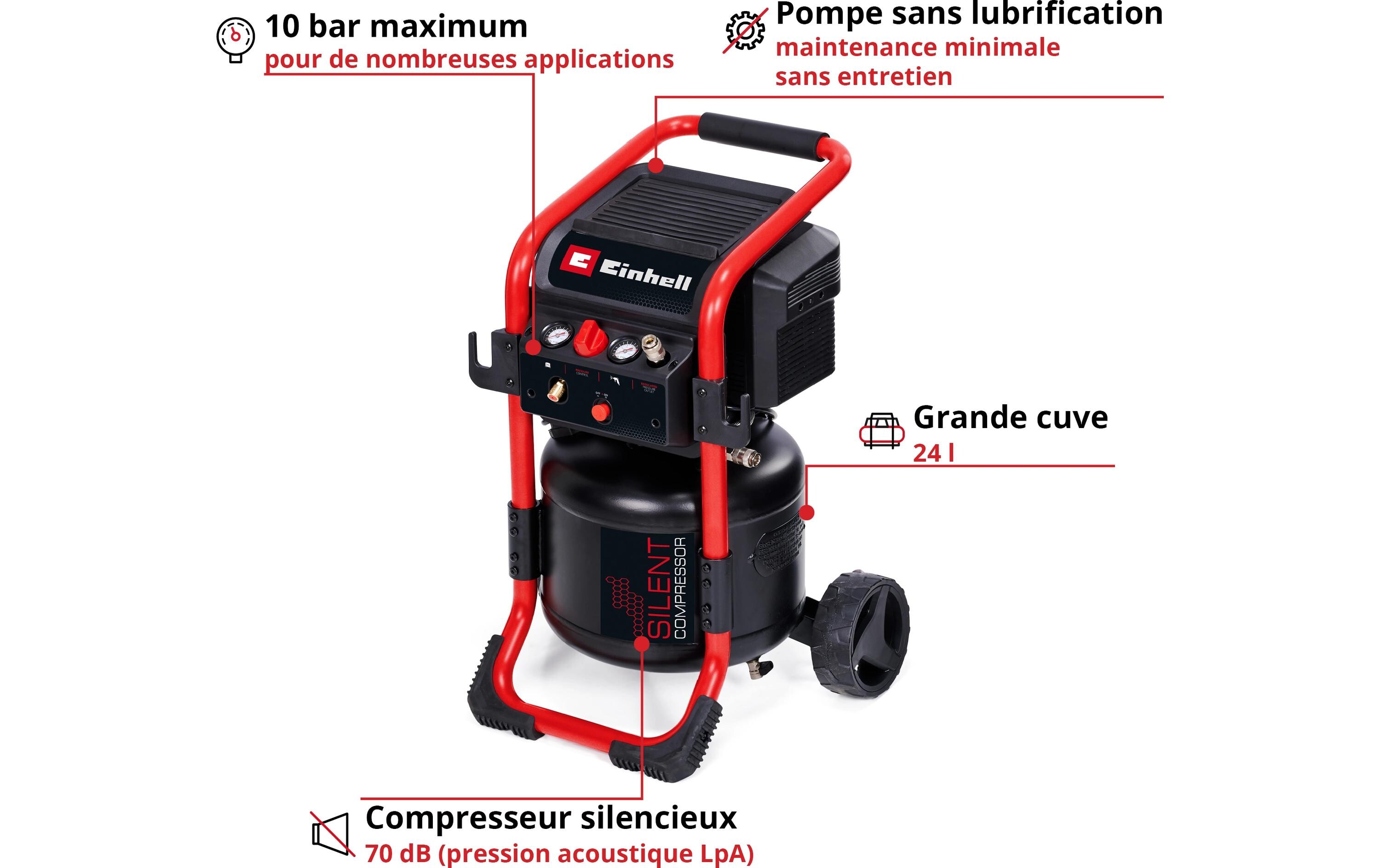 Einhell Kompressor TE-AC 240/24 Silent