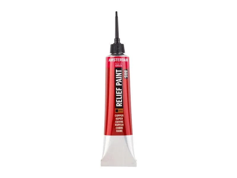Amsterdam Acrylfarbe Reliefpaint 805 Kupfer deckend, 20 ml