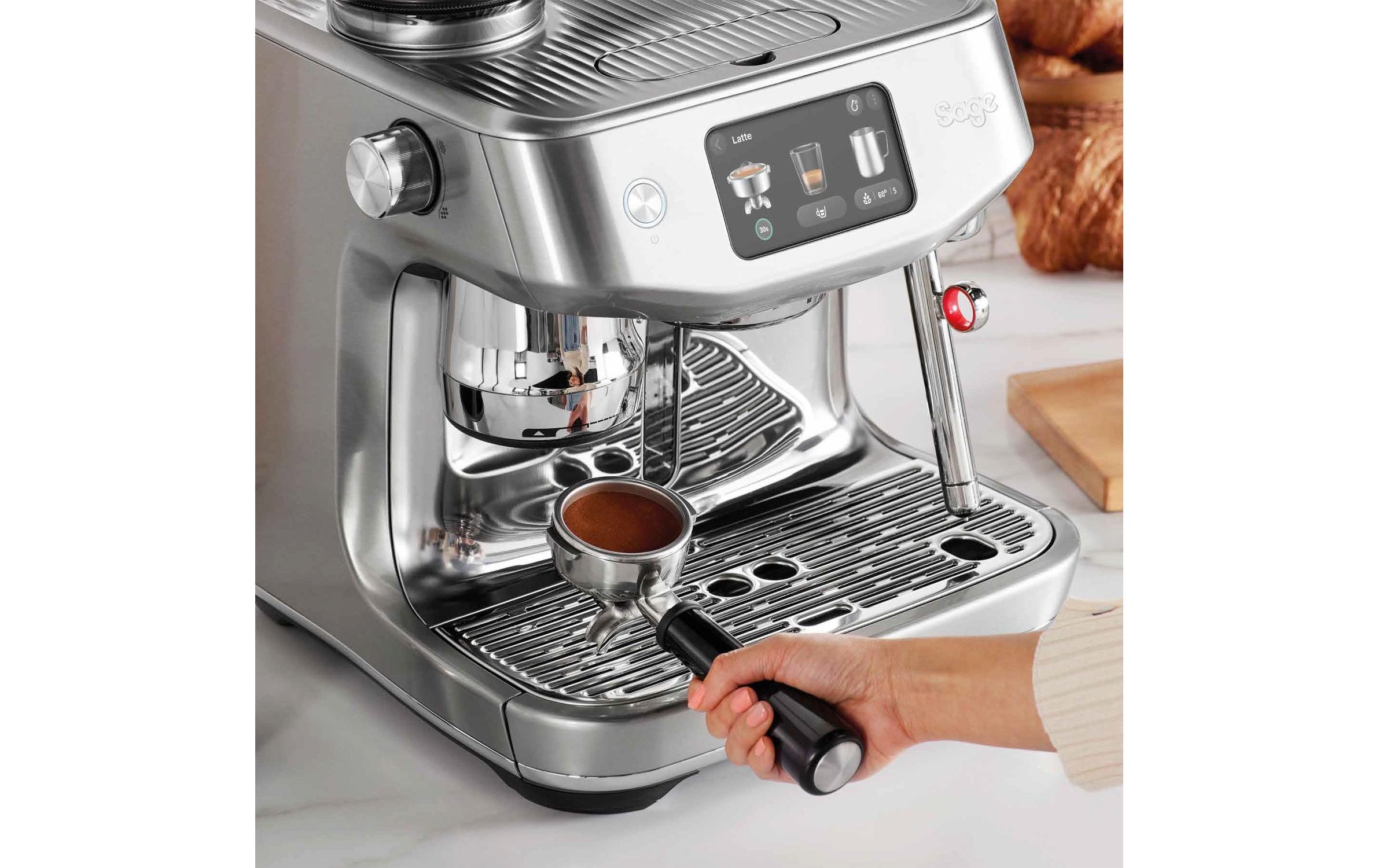 Sage Siebträgermaschine Oracle Jet SES985 Silber