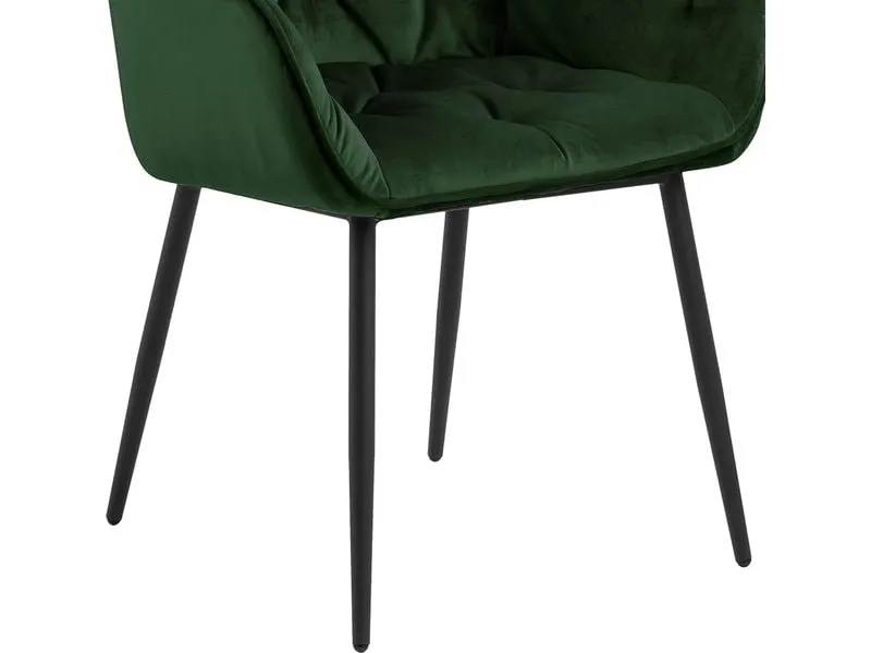 AC Design Stuhl Brooke, 2 Stück Forest Green