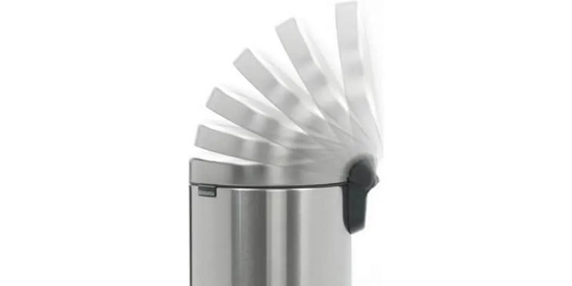 Brabantia Treteimer NewIcon Fingerprint Proof 12 l, Silber matt