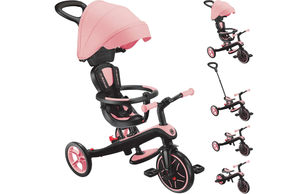 GLOBBER Explorer Trike 4 in 1 Explorer Trike 4 in 1 Pink GLOBBER Explorer Trike 4 in 1 Explorer Trike 4 in 1 Pink