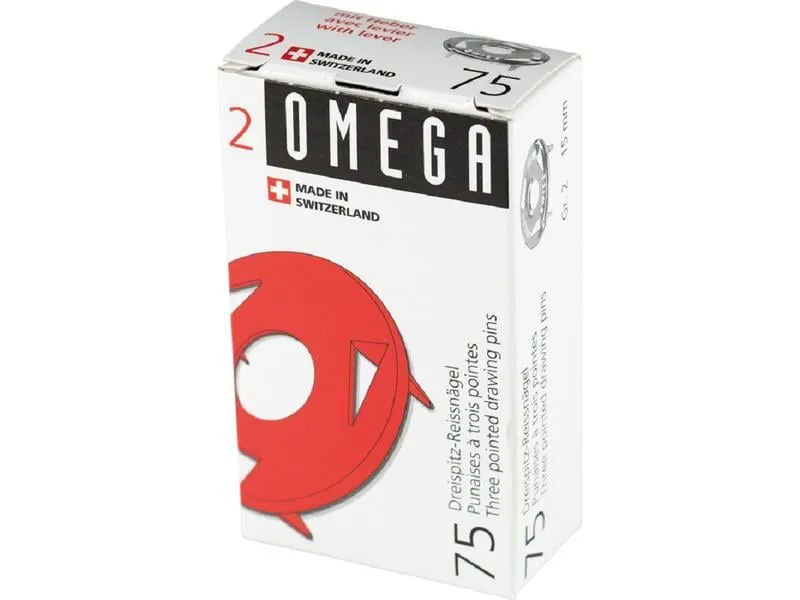 Omega Reissnägel 15 mm 75 Stück Omega Reissnägel 15 mm 75 Stück