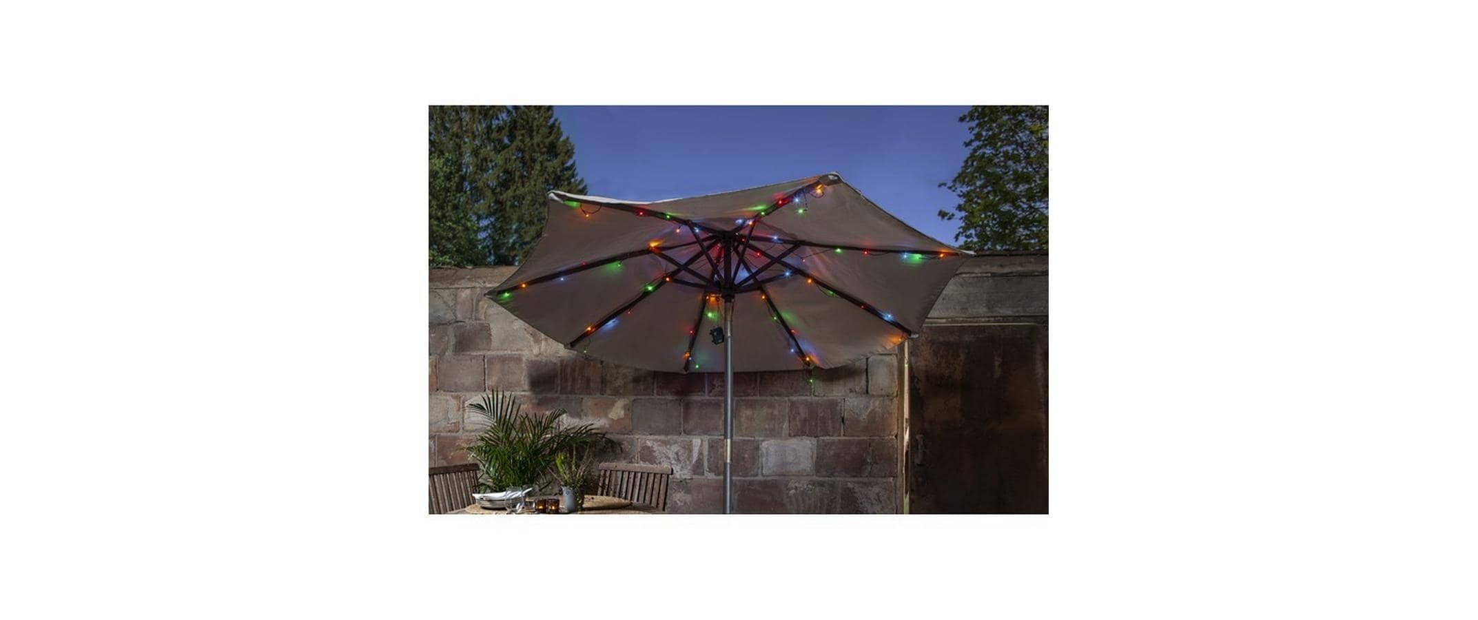 Star Trading LED-Lichterkette Akku, 64 LED, 2.7 m, Outdoor