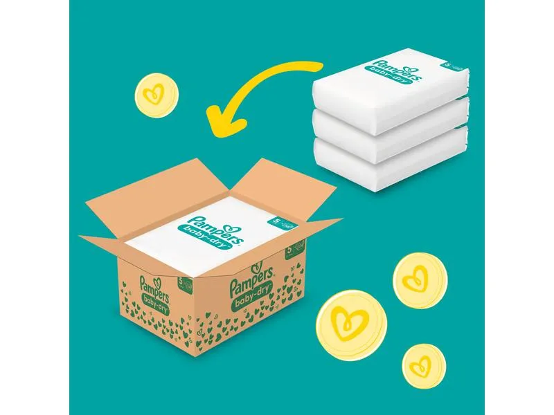 Pampers Windeln Baby Dry Junior Grösse 5 Pampers Windeln Baby Dry Junior Grösse 5