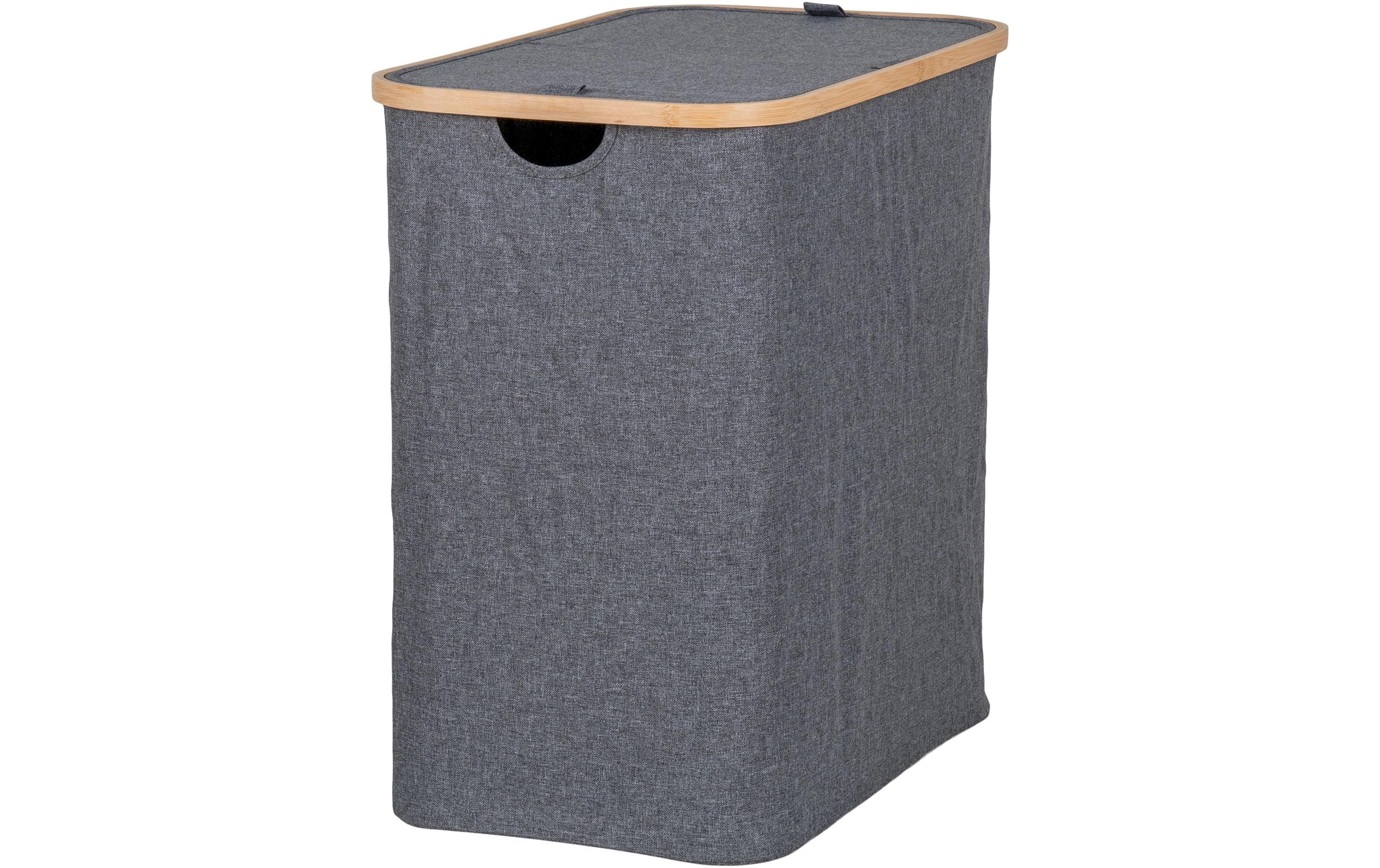 House Nordic Wäschekorb Noto 90 l, Grau