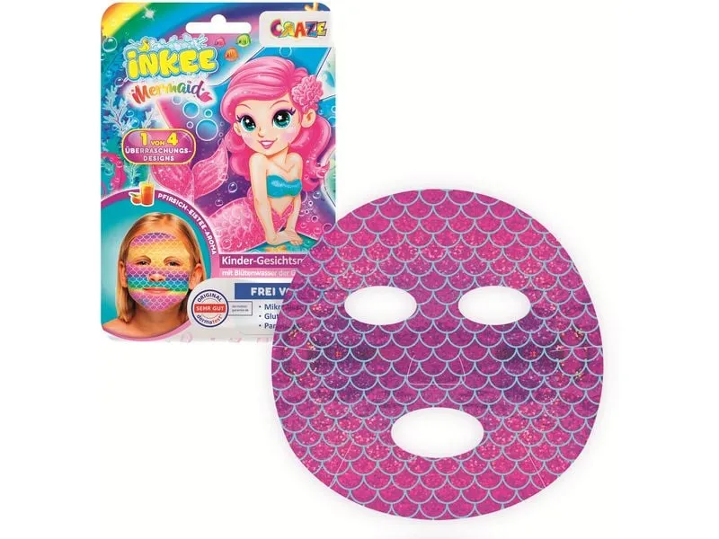 Craze CRAZE Inkee Gesichtsmaske Rainbow Mermaid Gesichtsmaske Craze CRAZE Inkee Gesichtsmaske Rainbow Mermaid Gesichtsmaske