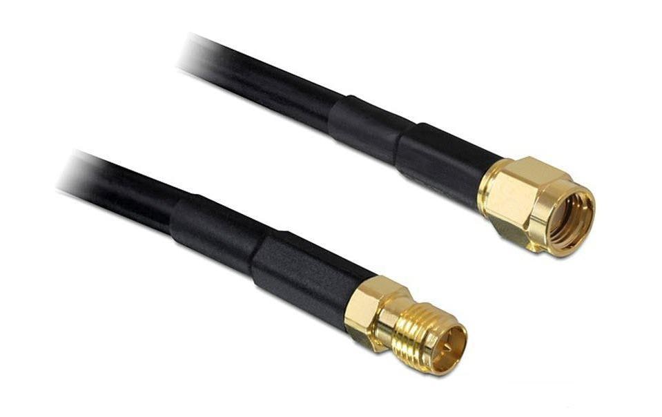 Delock Antennenkabel RP-SMA zu RP-SMA, 10 m Delock Antennenkabel RP-SMA zu RP-SMA, 10 m