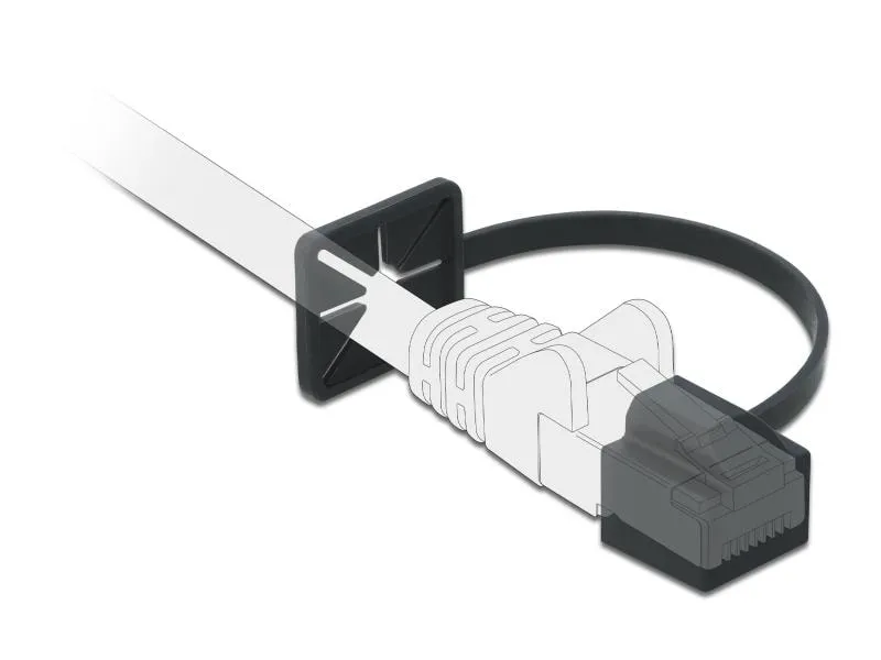 Delock Blindstecker/Staubschutz RJ45, mit Befestigungsclip 1 Stück