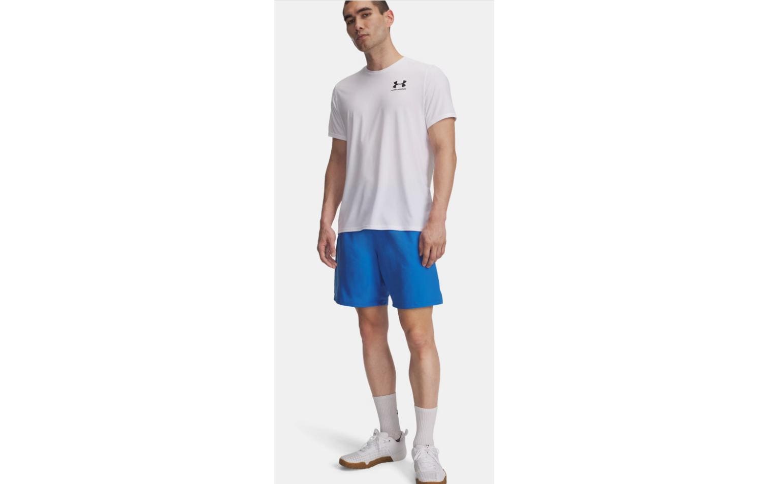 UNDER ARMOUR Trainingsshorts Tech Woven Wordmark Blau, M