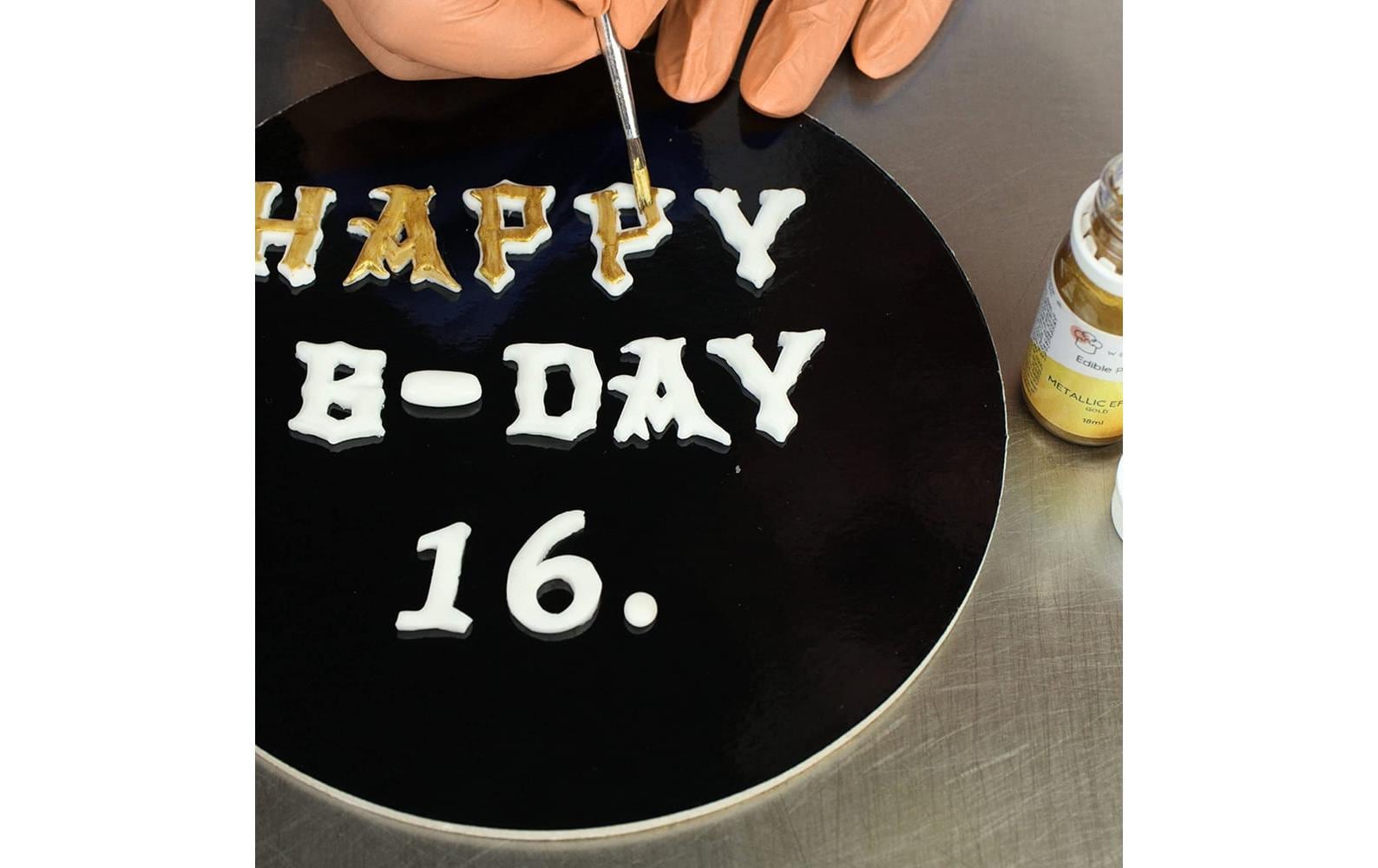 Wenburg Lebensmittelfarbe Gold, 18 ml