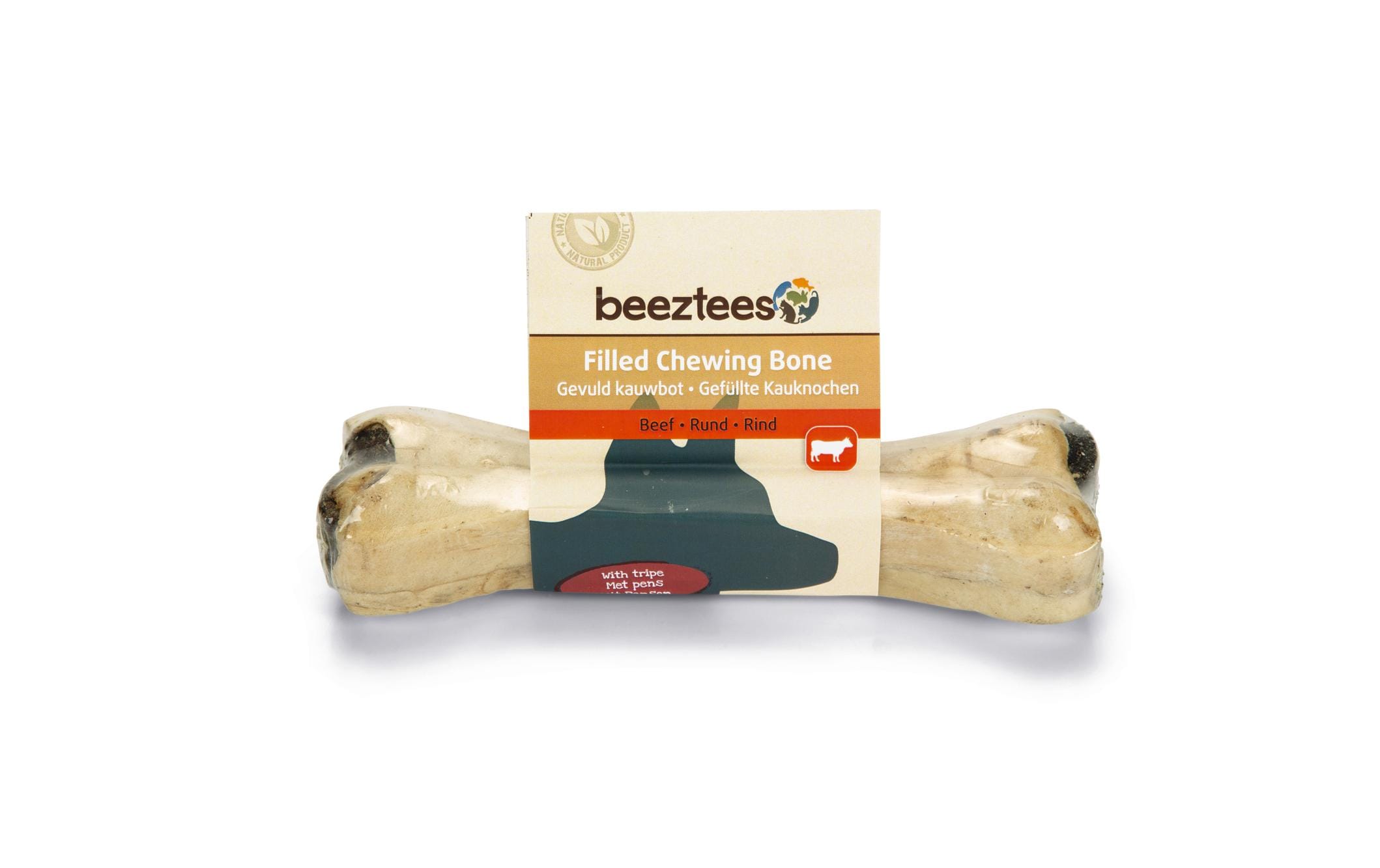 Beeztees Kausnack Knochen mit Pansen, 15 cm, 1 Stk. Beeztees Kausnack Knochen mit Pansen, 15 cm, 1 Stk.