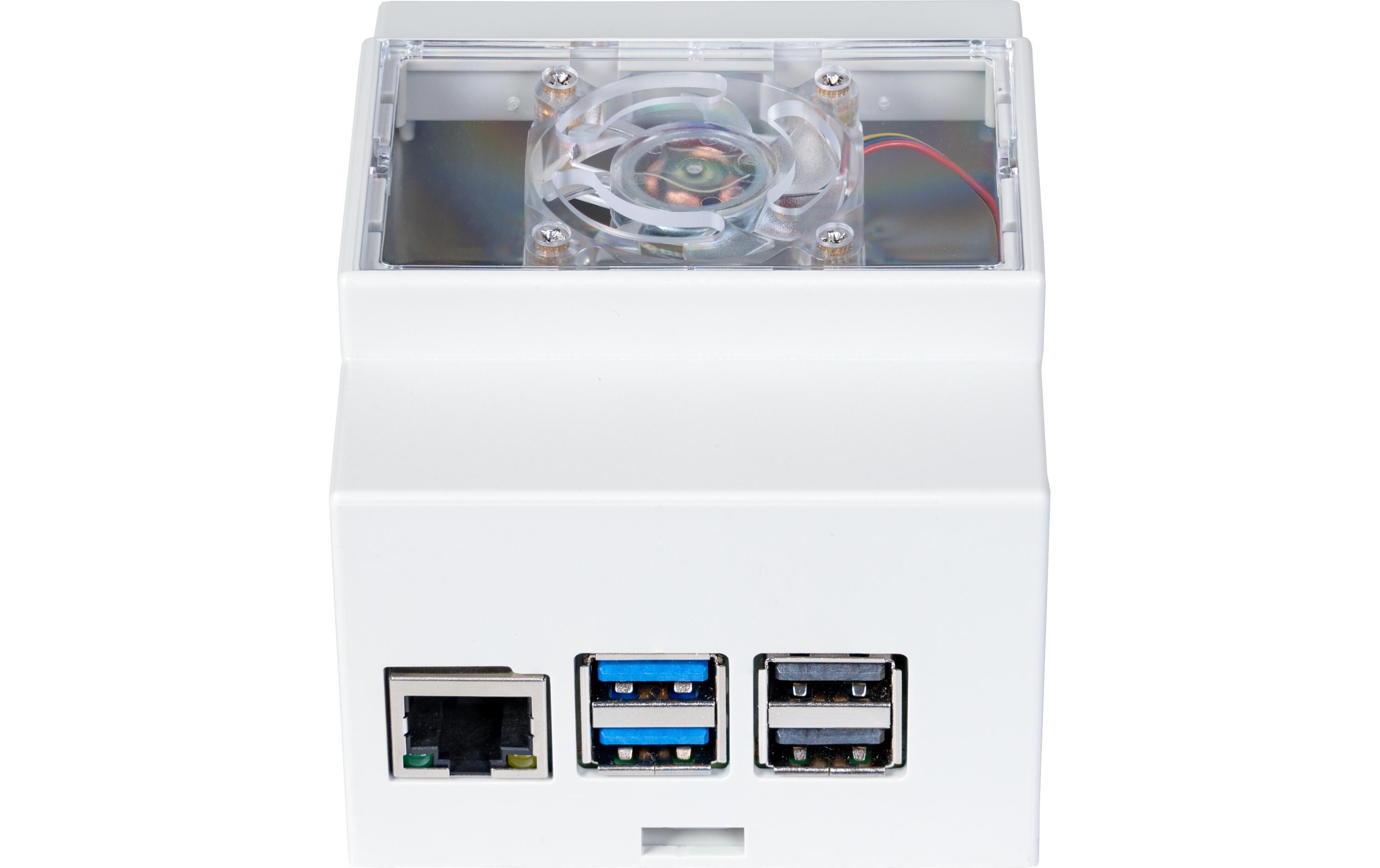 jOY-iT Gehäuse Raspberry Pi 5 DIN-Hutschienengehäuse mit Lüfter jOY-iT Gehäuse Raspberry Pi 5 DIN-Hutschienengehäuse mit Lüfter