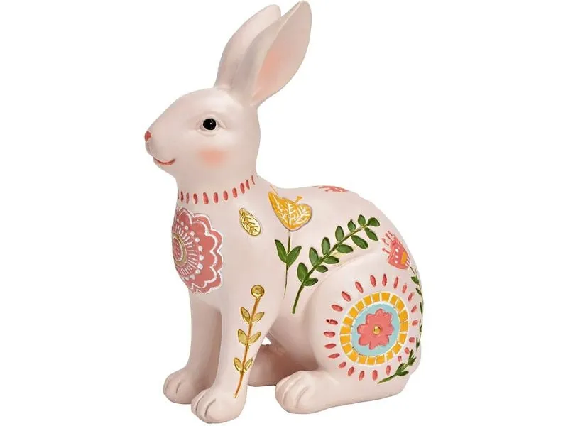 G. Wurm Aufsteller Hase 14 cm, Rosa