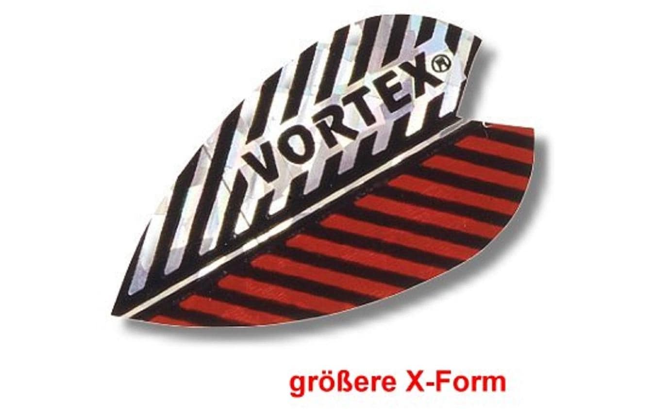 Karella Flights Vortex X 3- rot-silber , 3 Stück Karella Flights Vortex X 3- rot-silber , 3 Stück