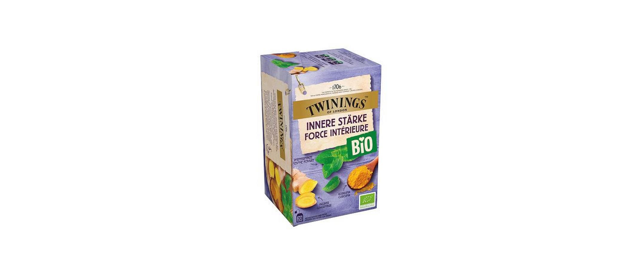 Twinings Teebeutel Bio Innere Stärke 20 Stück