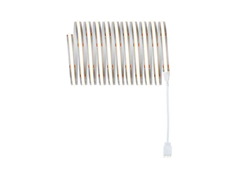 Paulmann LED-Stripe MaxLED 1000 BasisSet COB, 2700 K, 3 m, Silber Paulmann LED-Stripe MaxLED 1000 BasisSet COB, 2700 K, 3 m, Silber