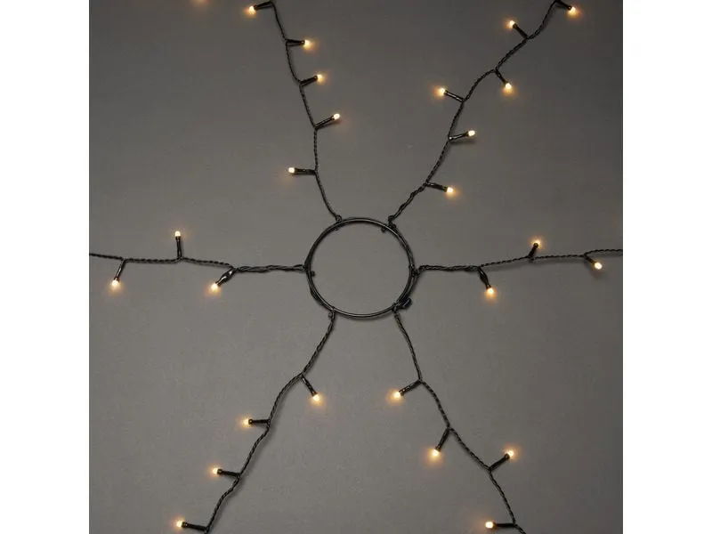 Konstsmide LED Baummantel 6 Stränge à 45 LE 270 bernsteinfarbene LEDs
