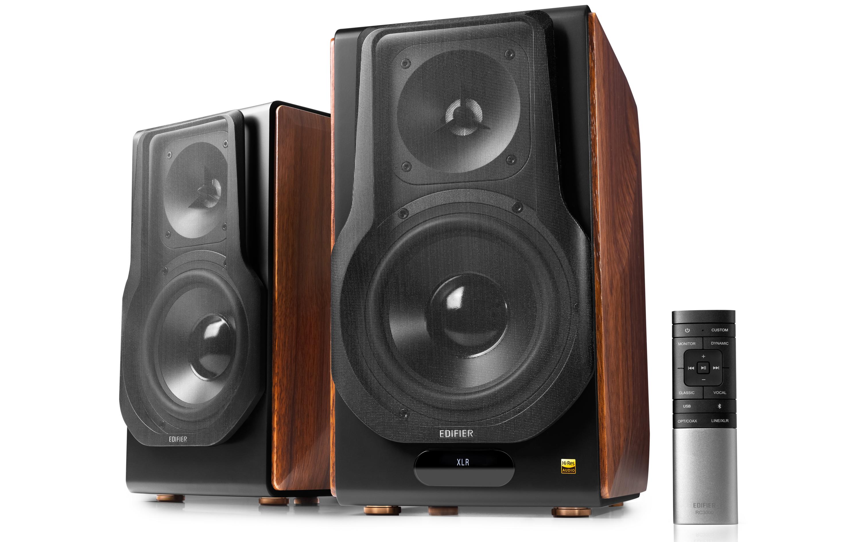 Edifier Regallautsprecher Paar S3000MKII Braun, Schwarz Edifier Regallautsprecher Paar S3000MKII Braun, Schwarz