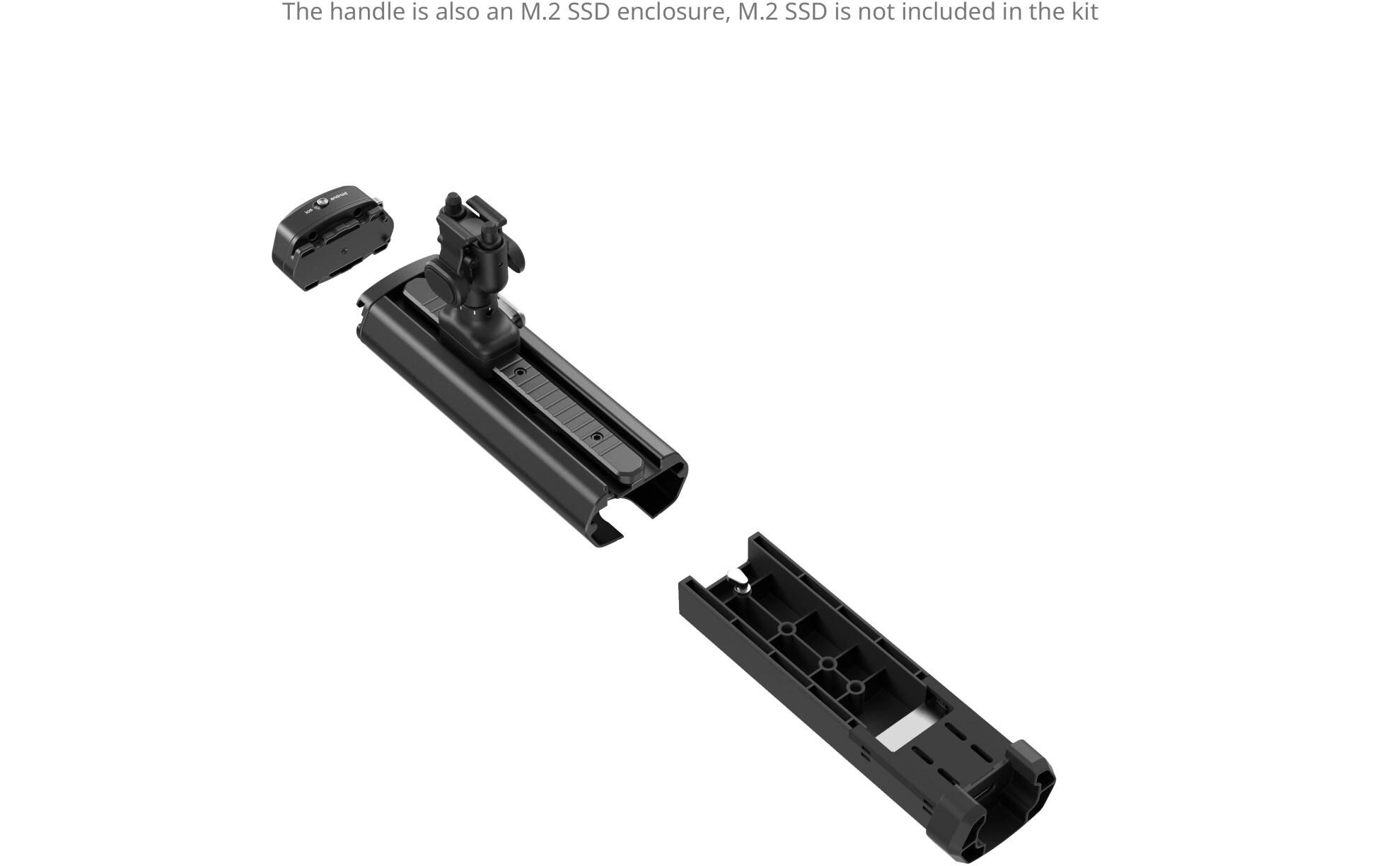 Smallrig Drehbarer, bilateraler QR-Seitengriff mit Wireless Steuerung