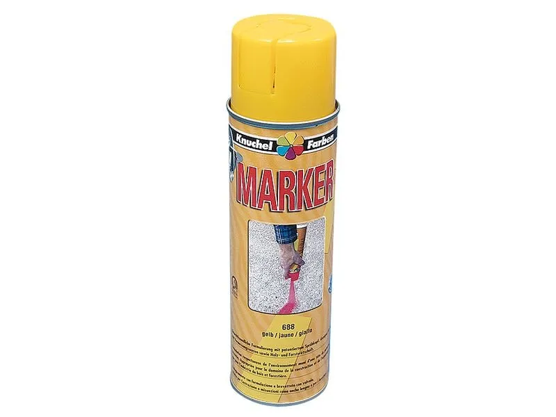 Knuchel Markierspray Marker 500 ml Gelb fluoreszent Knuchel Markierspray Marker 500 ml Gelb fluoreszent