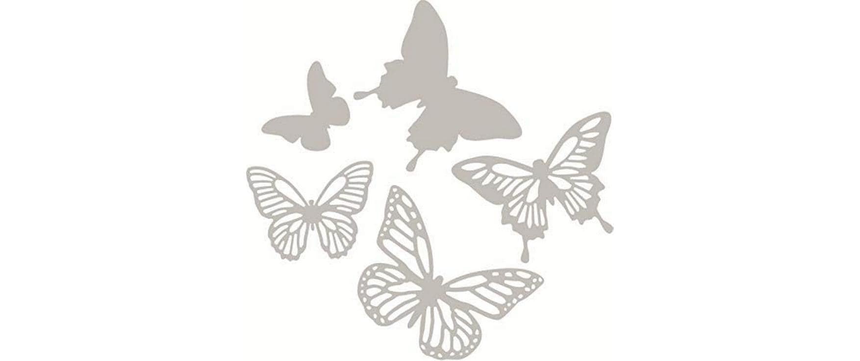 Sizzix Stanzschablone Schmetterlinge , Blatt Sizzix Stanzschablone Schmetterlinge , Blatt