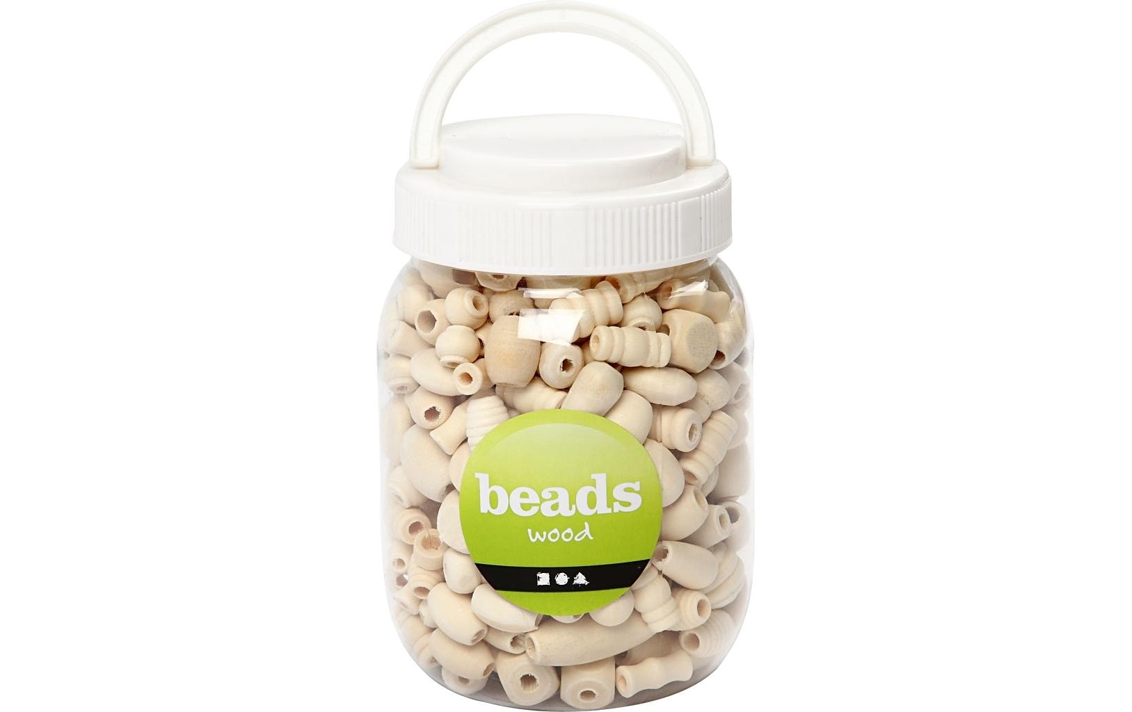 Creativ Company Holzperlen Nature, 400 ml Creativ Company Holzperlen Nature, 400 ml