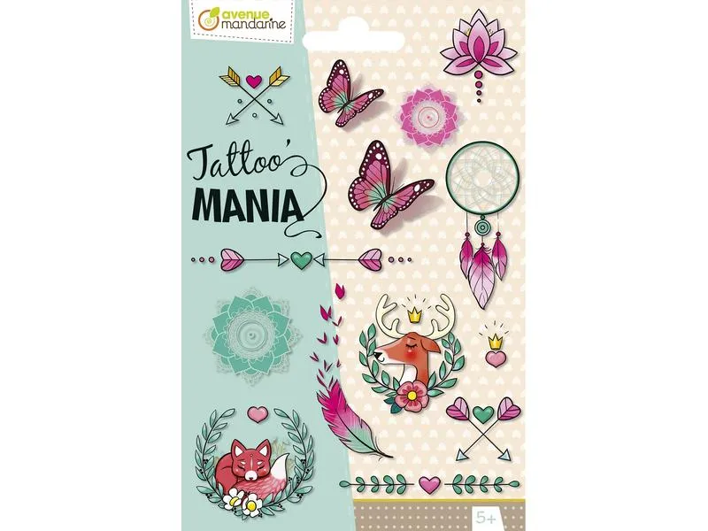 Avenue Mandarine Tattoo Set Tattoo Mania Bohême Avenue Mandarine Tattoo Set Tattoo Mania Bohême