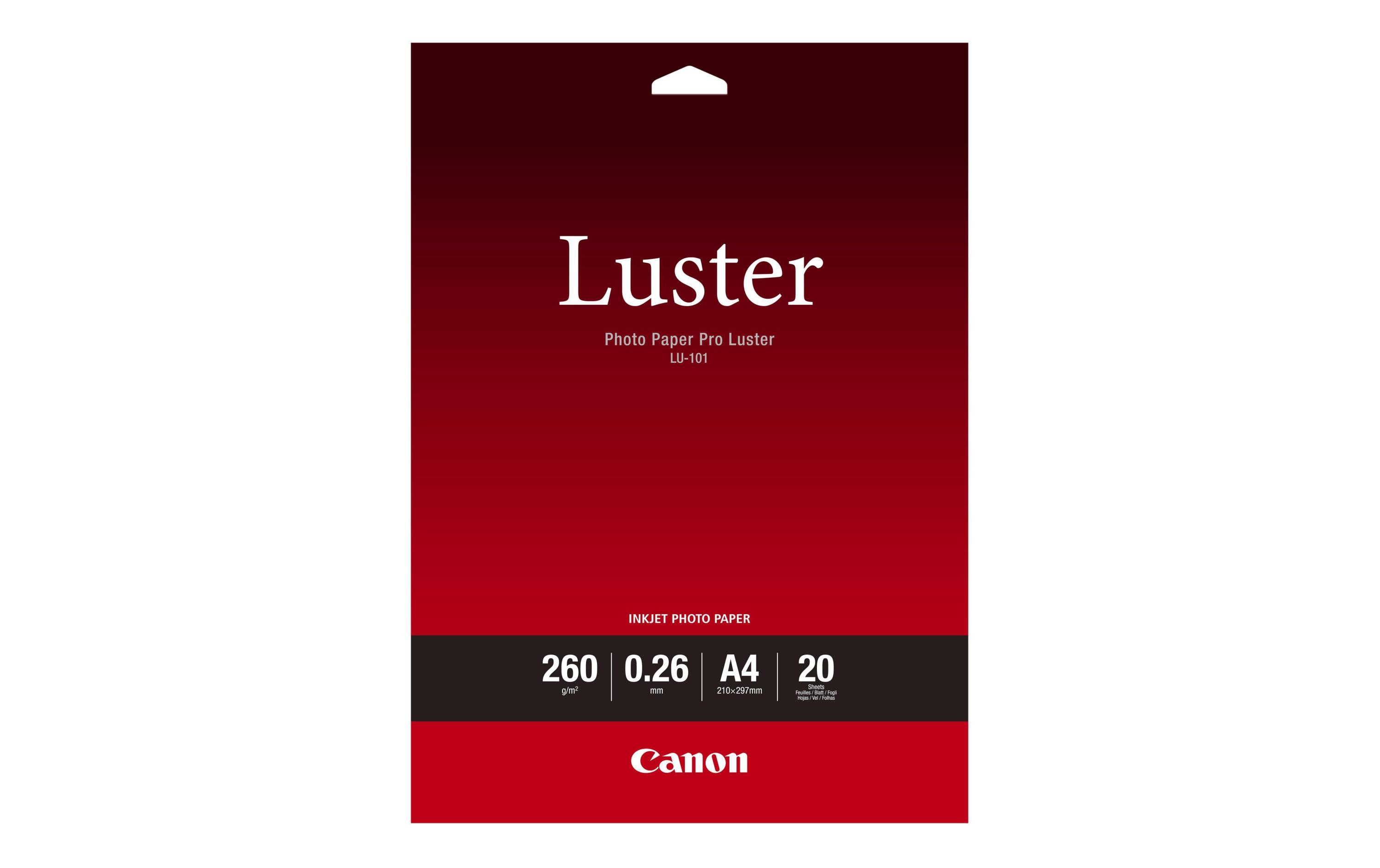 Canon Fotopapier LU-101 A4 260 g/m² 20 Stück