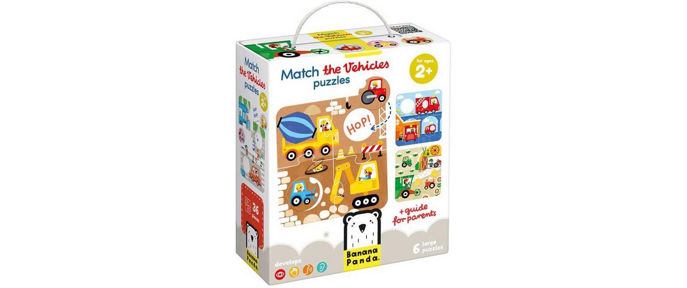 Banana Panda Puzzle Finde das gleiche Fahrzeug
