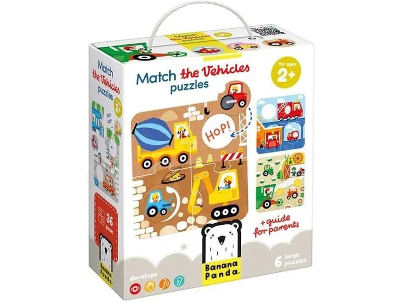 Banana Panda Puzzle Finde das gleiche Fahrzeug Banana Panda Puzzle Finde das gleiche Fahrzeug