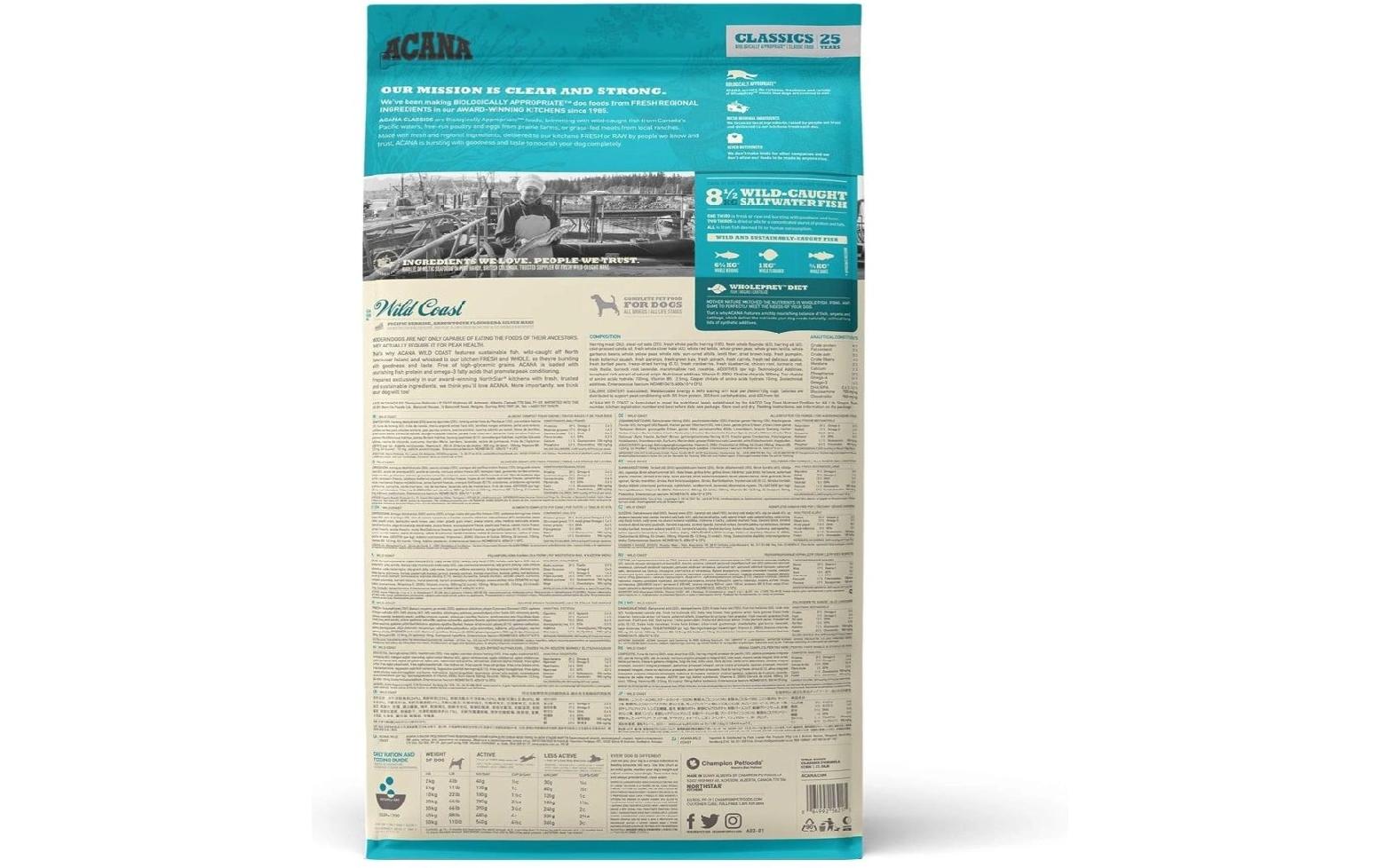 Acana Trockenfutter Classics Wild Coast 14.5 kg Acana Trockenfutter Classics Wild Coast 14.5 kg