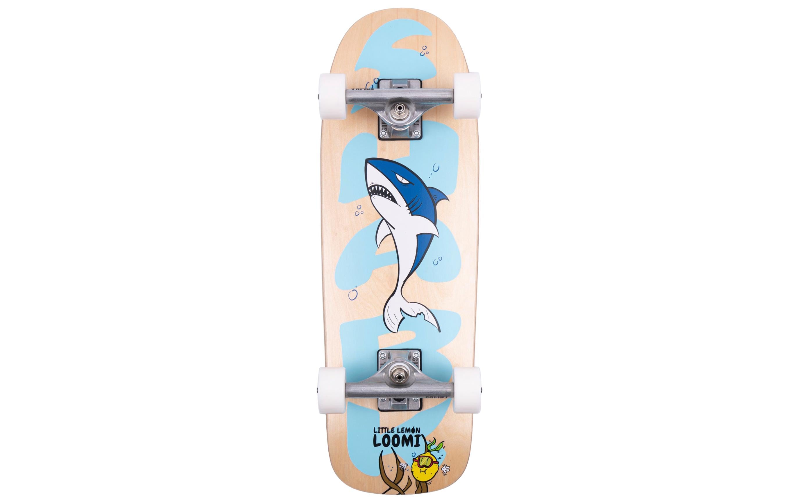 Loomi Boards Skateboard Corkgrip Shark 24.75