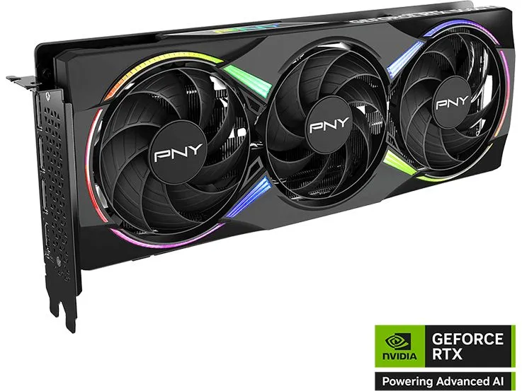 PNY GeForce RTX 5060 Ti Epic-X 8 GB GDDR7, ARGB, OC, Triple Fan PNY GeForce RTX 5060 Ti Epic-X 8 GB GDDR7, ARGB, OC, Triple Fan