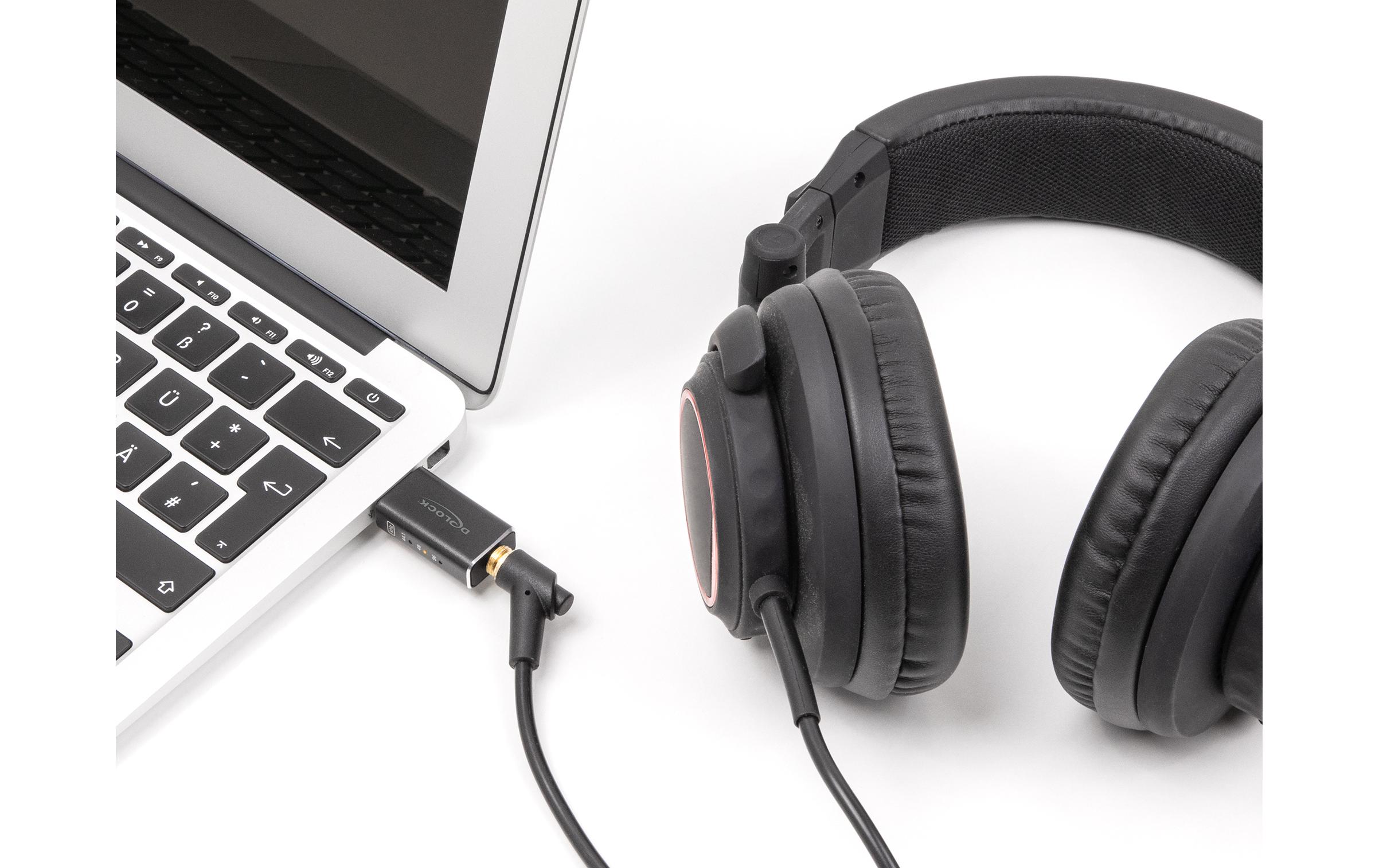 Delock USB Gaming DAC 24Bit/96kHz 3.5 mm Klinke/USB-A/USB 2.0