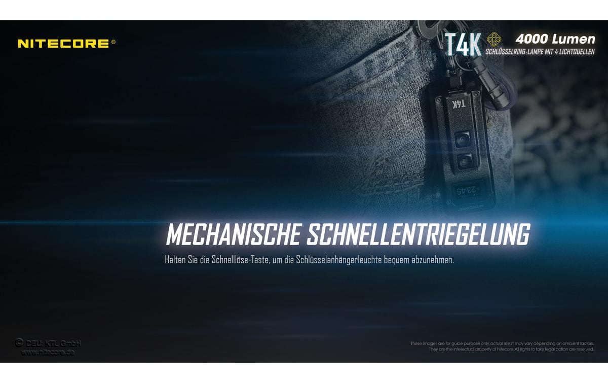 Nitecore Taschenlampe T4K