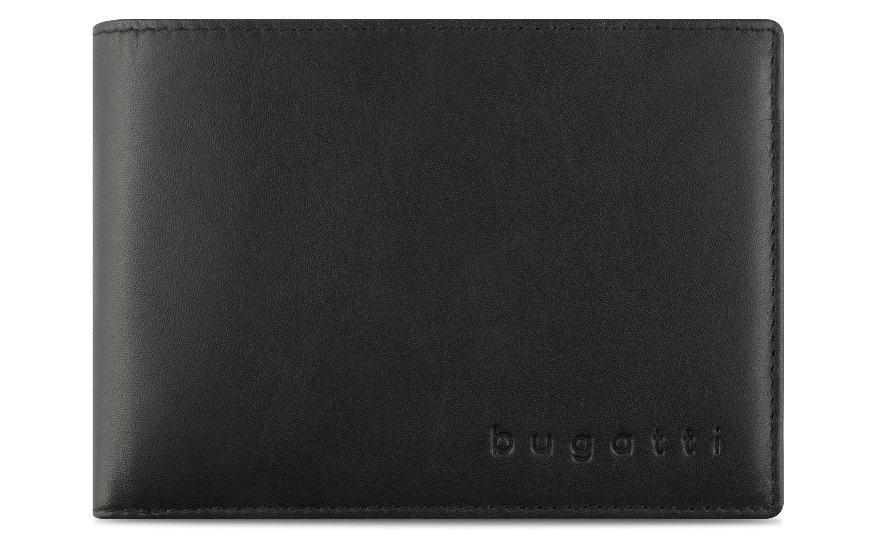 Bugatti Portemonnaie Super Slim Schwarz Bugatti Portemonnaie Super Slim Schwarz