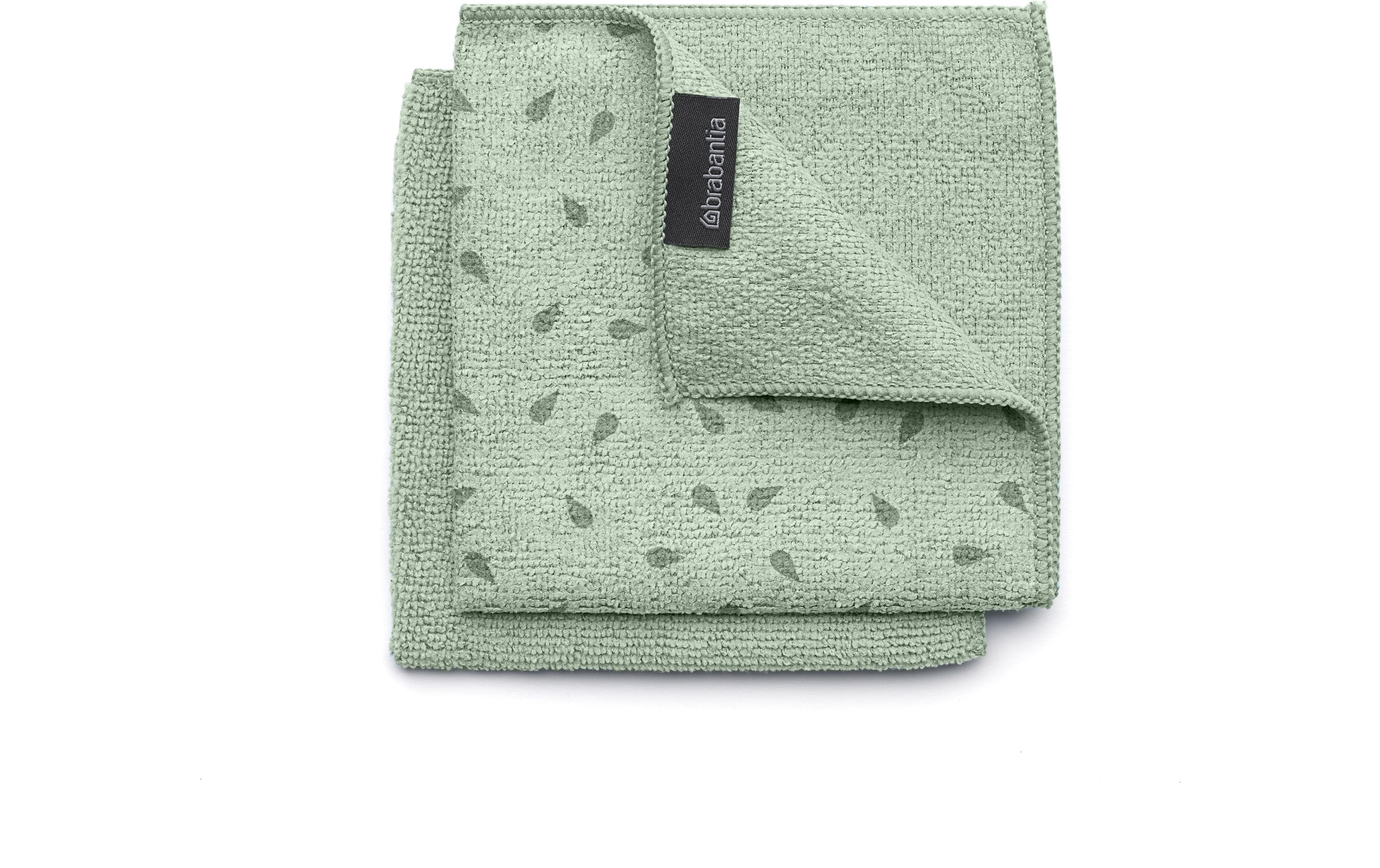 Brabantia Mikrofaser-Reinigungstuch 2 Stück, Hellgrün