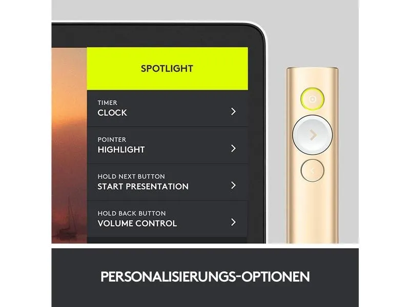 Logitech Presenter Spotlight Gold