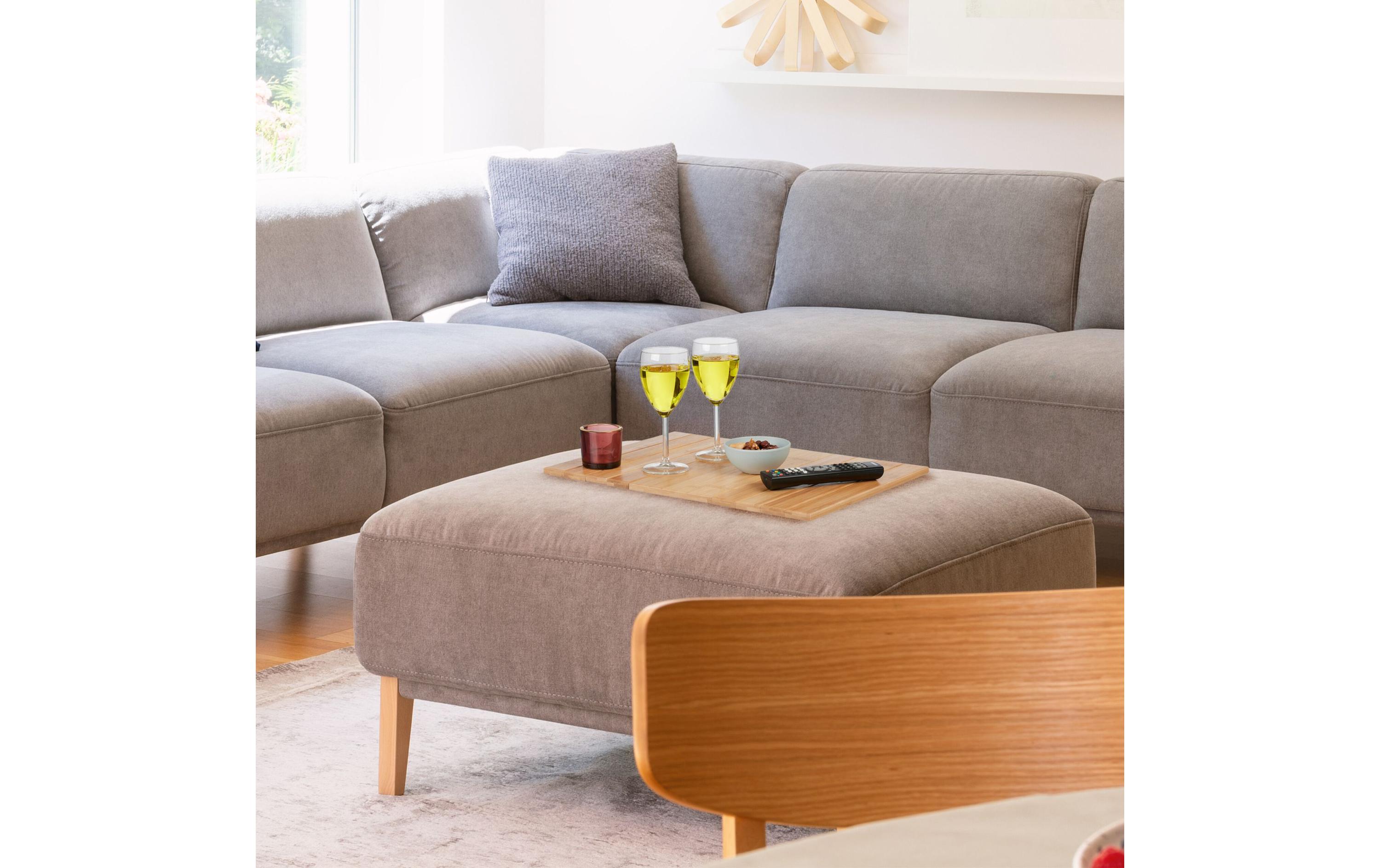 relaxdays Serviertablett Natur