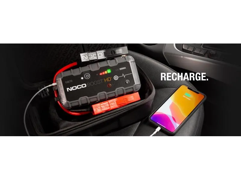 Noco Starterbatterie mit Ladefunktion GB70 12 V 2000A Noco Starterbatterie mit Ladefunktion GB70 12 V 2000A
