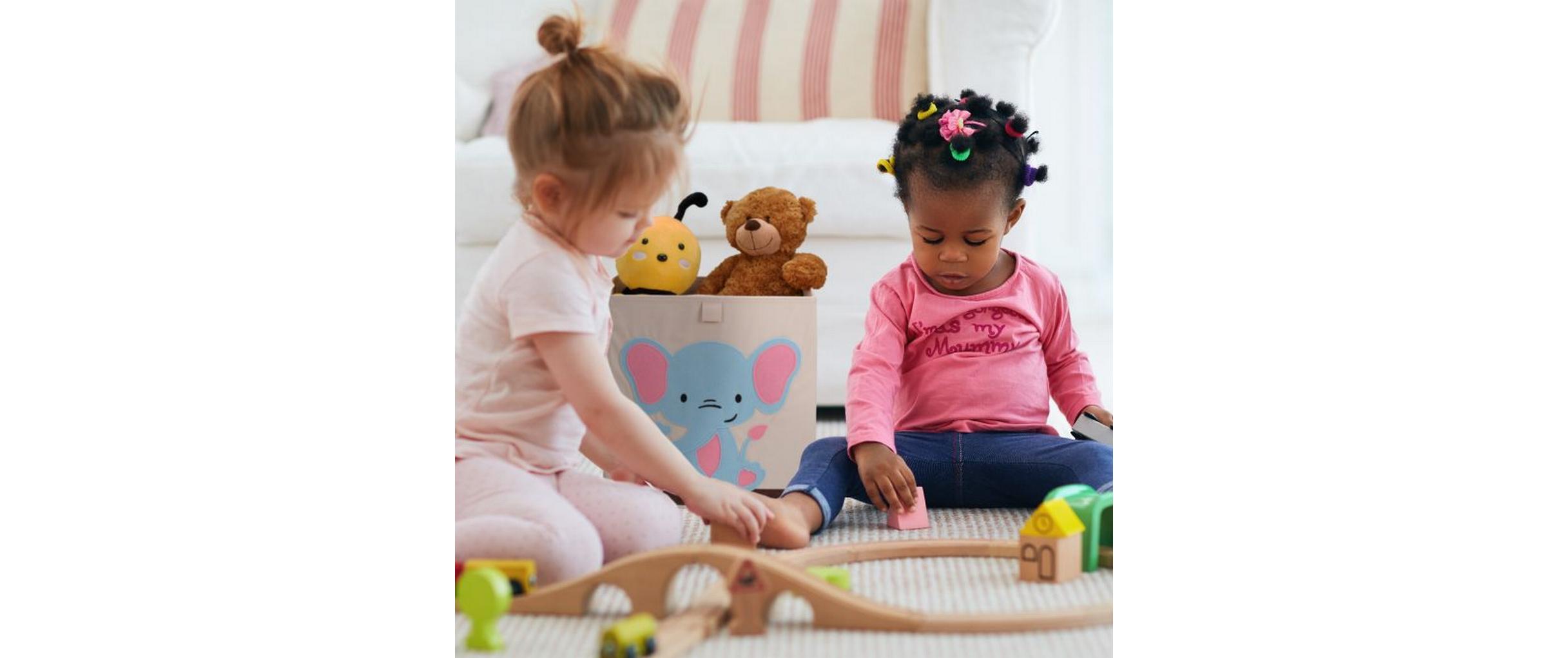 relaxdays Spielzeugbox Elefant