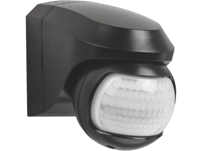 NIKO PIR Bewegungsmelder Infra Garde 200 Max AP IP44, Schwarz