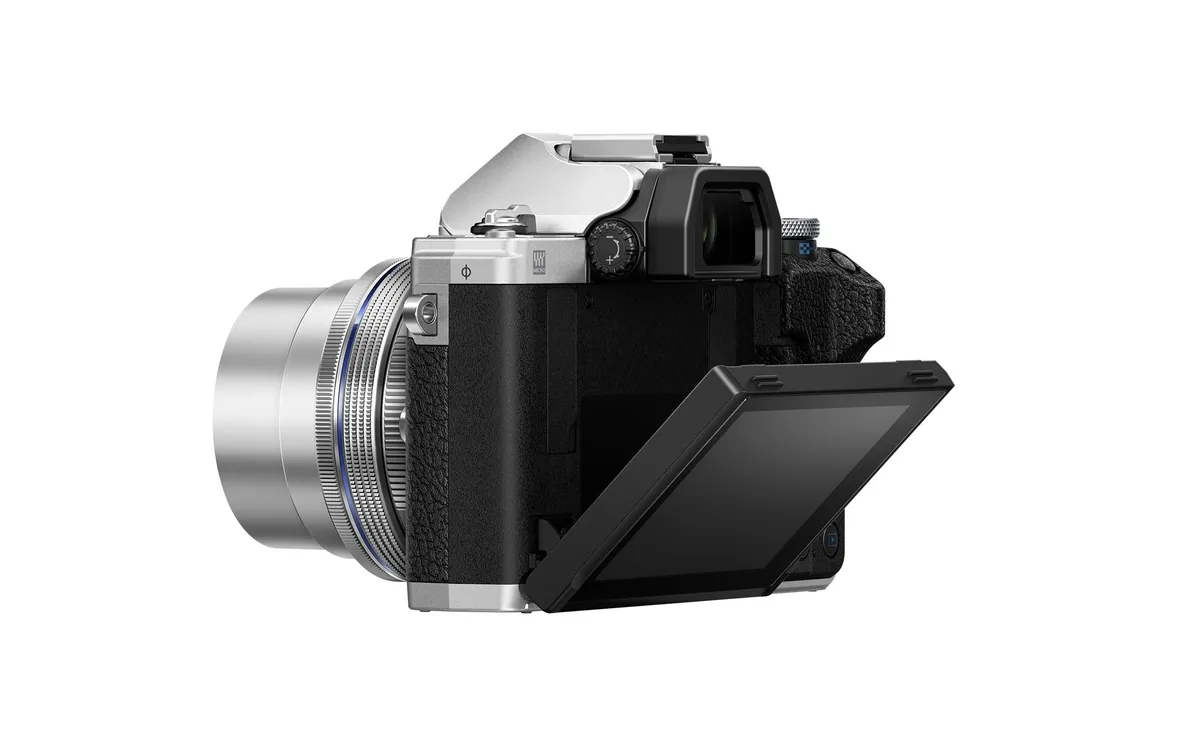 OM-System Fotokamera E-M10 Mark IV Kit 14-42 Silber
