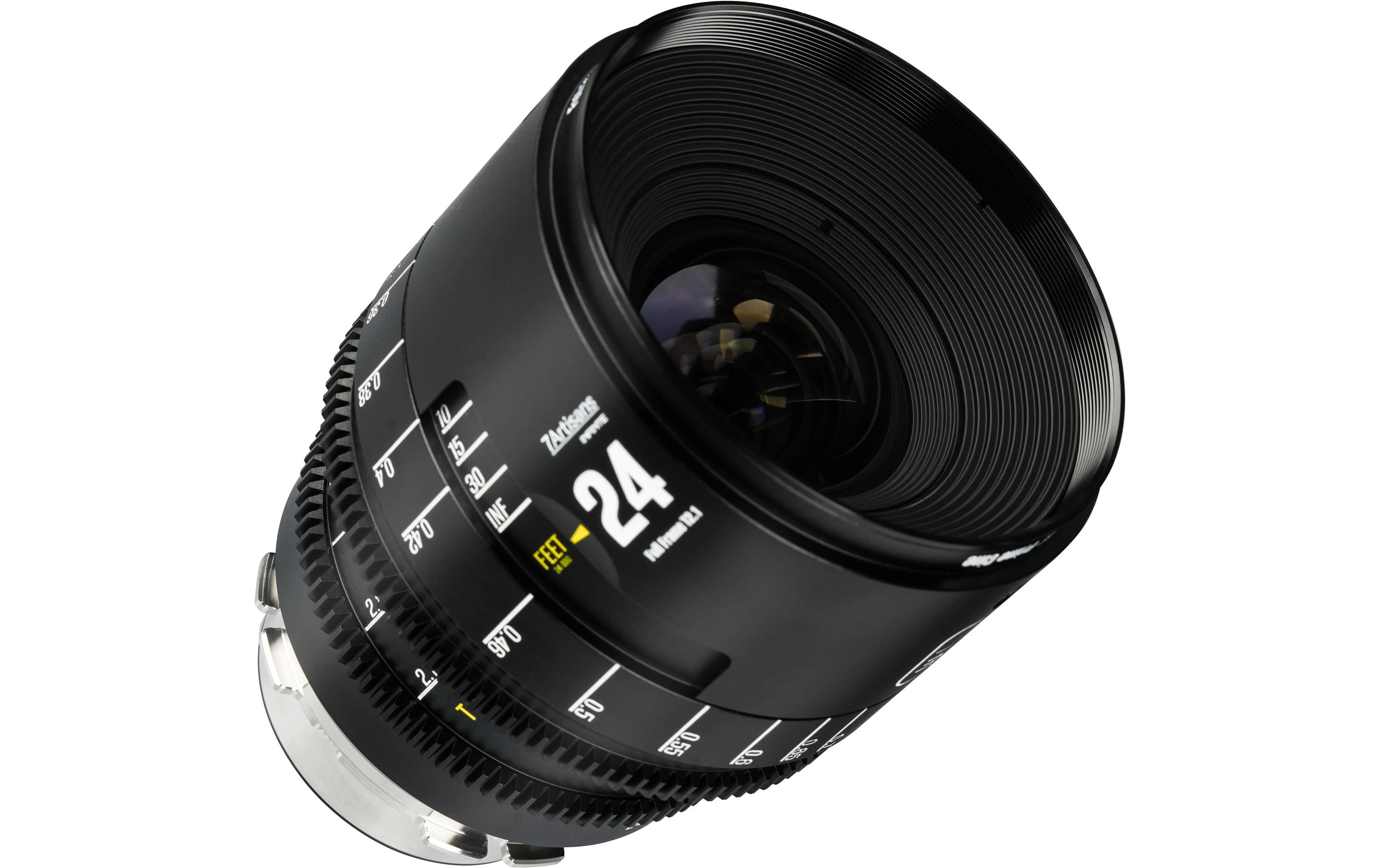 7Artisans Festbrennweite 24mm T/2.1 INFINTE Schwarz – Arri PL
