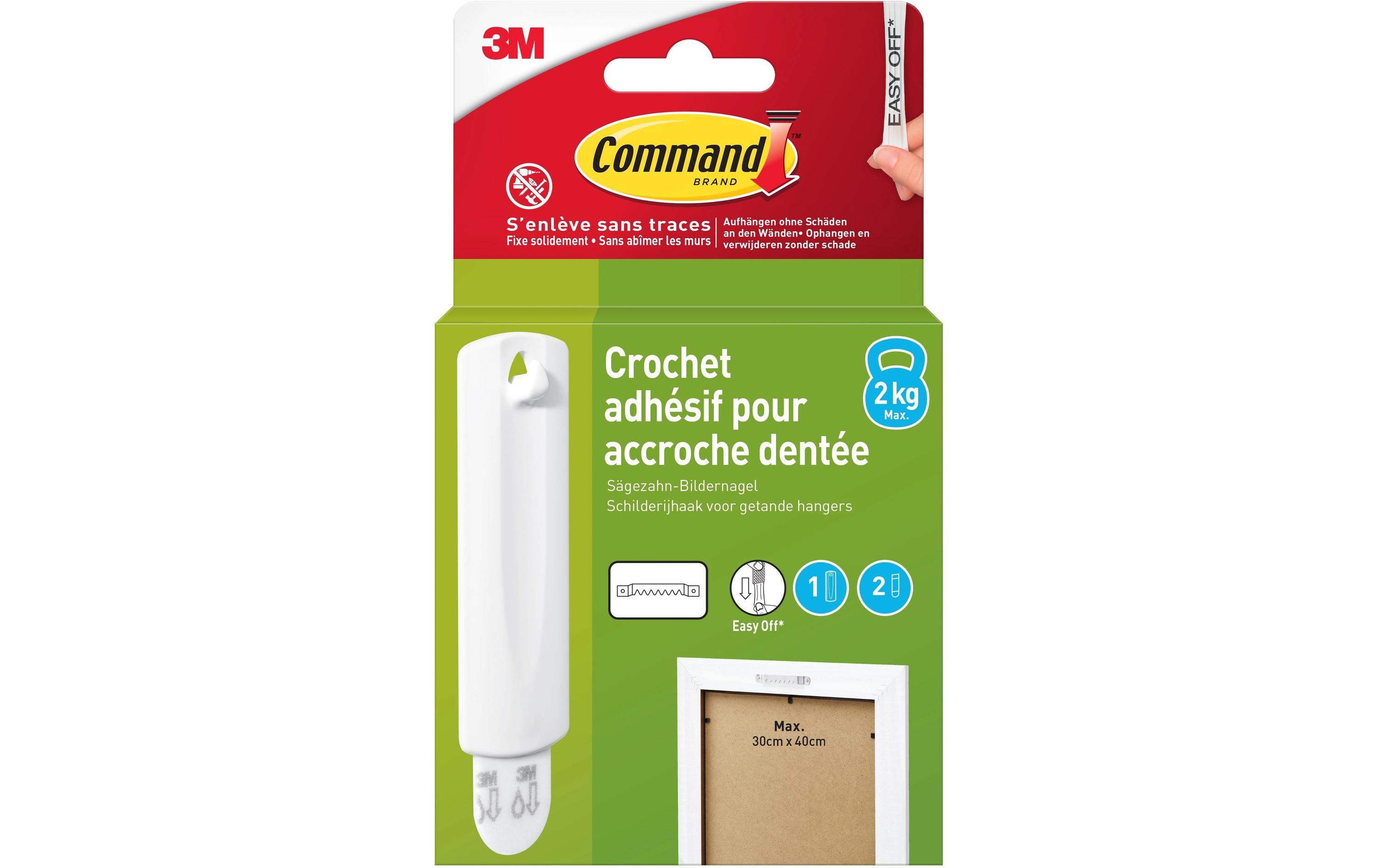 Command Haken Command, 3 Stück 2 kg, Weiss Command Haken Command, 3 Stück 2 kg, Weiss