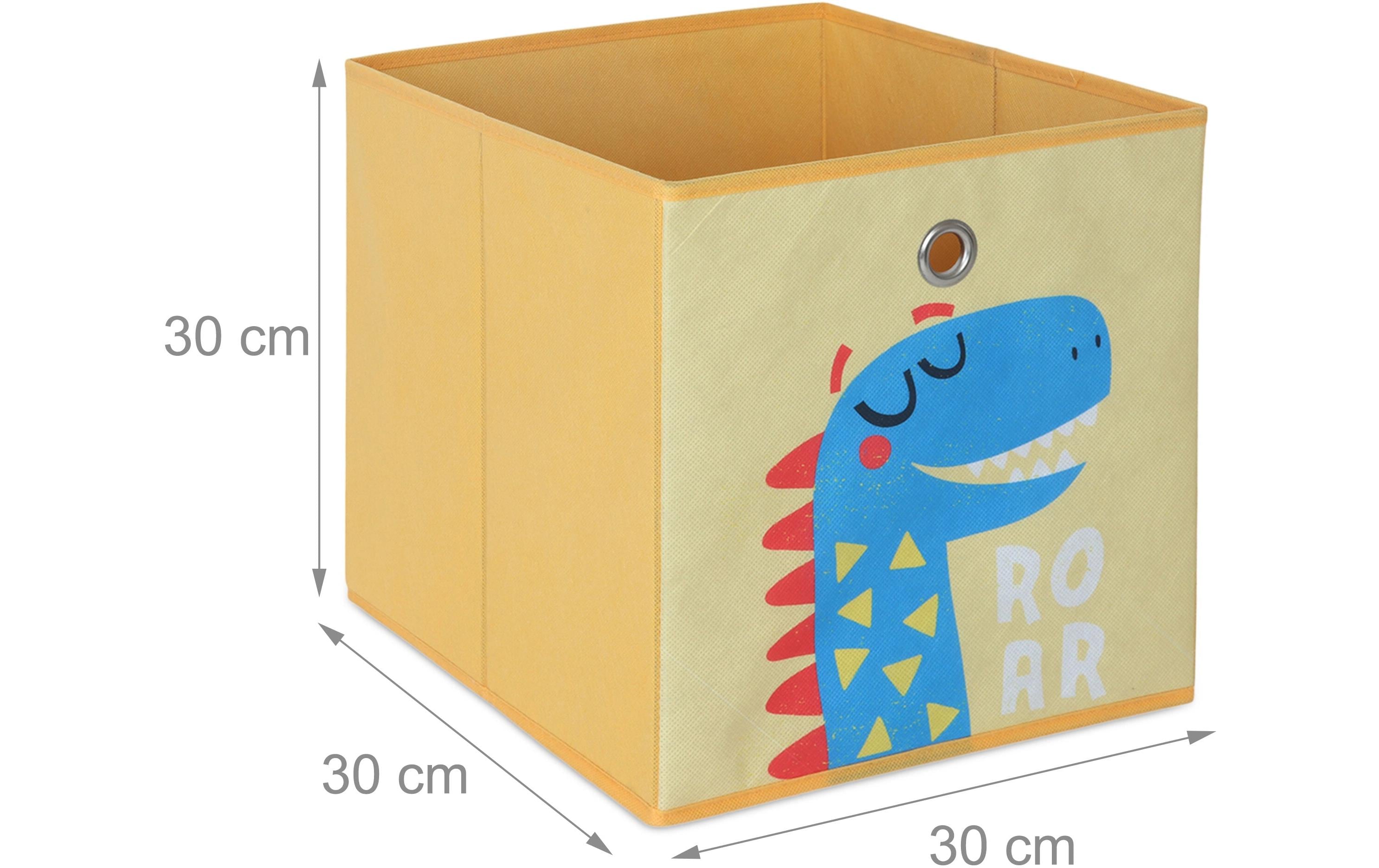 relaxdays Spielzeugbox Tiere 4 Stück relaxdays Spielzeugbox Tiere 4 Stück