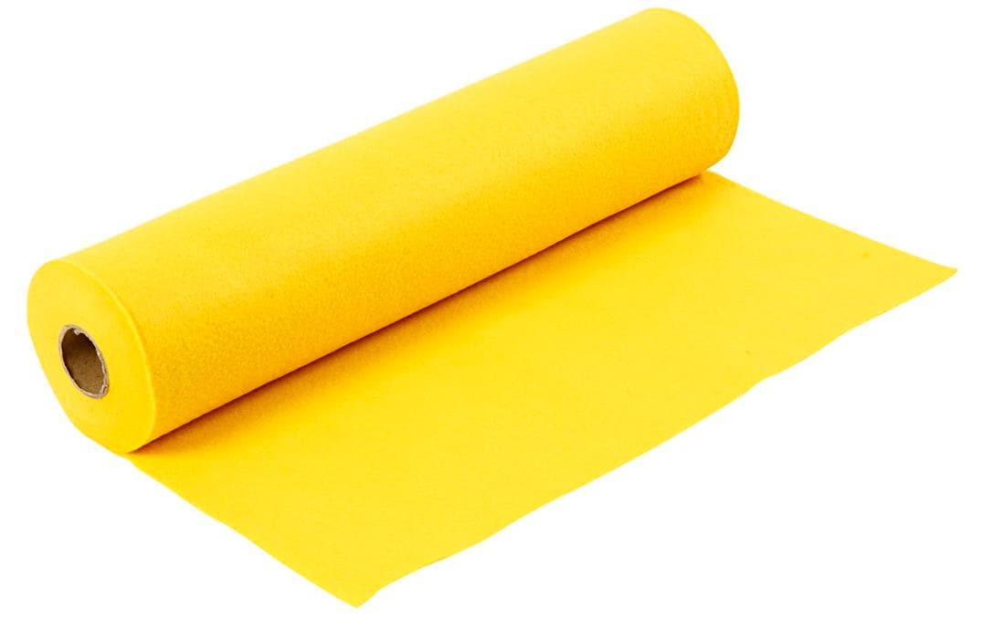 Creativ Company Bastelfilz 180-200 g, Gelb, 1 Rolle Creativ Company Bastelfilz 180-200 g, Gelb, 1 Rolle